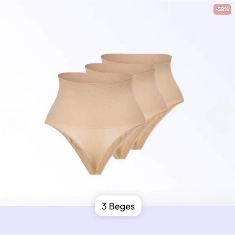 Calcinha Modeladora CurveShaper® Com Barbatanas - (Compre 1 e Leve 3) - Promoção Válida Apenas Hoje!
